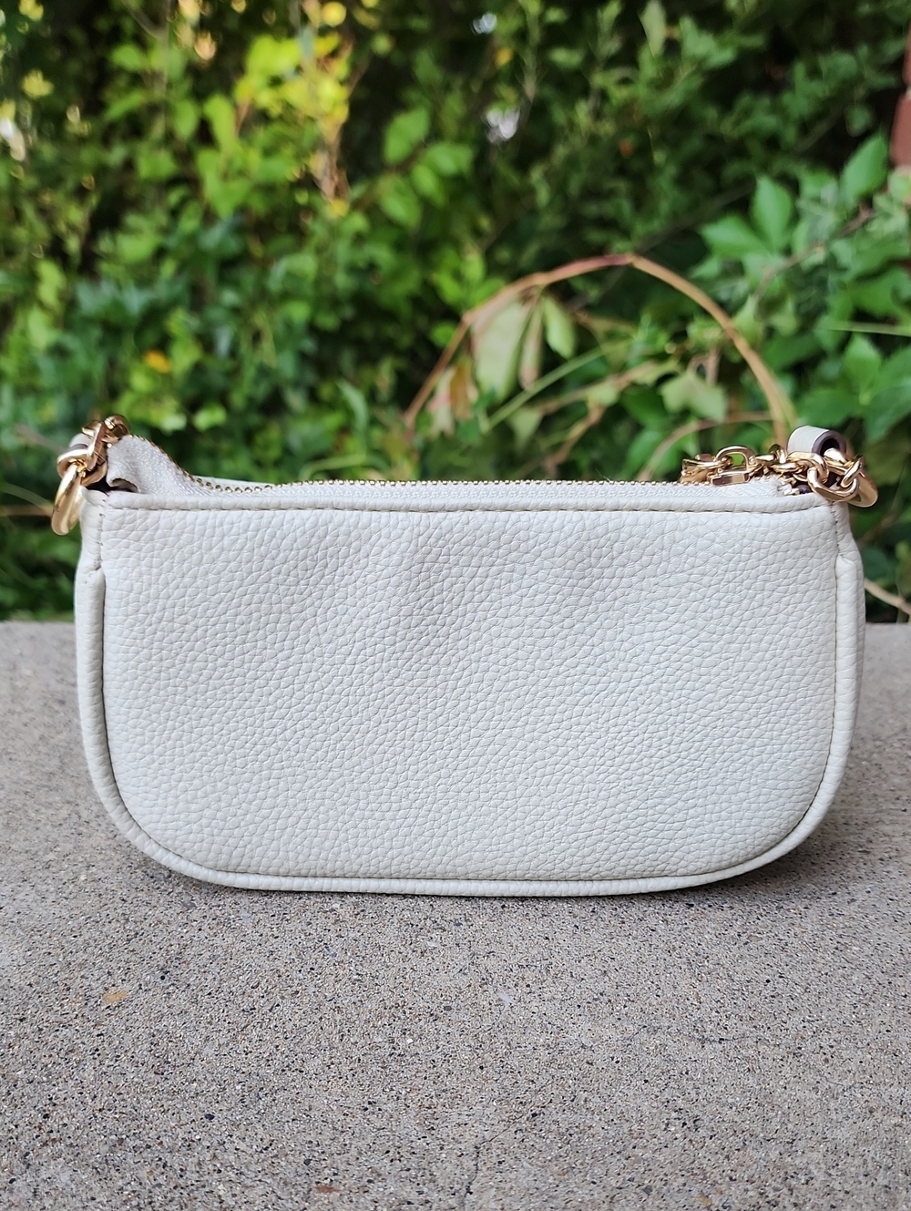 Anne Klein Pebbled Mini Shoulder Bag with Gold Chain - Picture 6 of 16